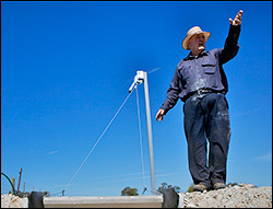 Near Shepparton, Victoria farmer Bill Gread surveys his irrigated land. He is one of some 60,000 farmers in Australia's Murray-Darling Basin struggling to cope with the extensive drought. Use left and right arrows to navigate through all images.