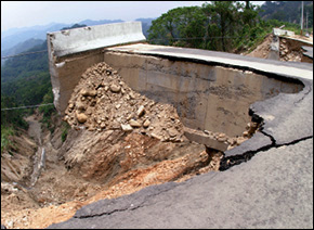 Mudslide Damage in Taiwan Mudslide Damage in Taiwan