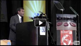 Bill McKibben & President Mohamed Nasheed