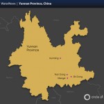 Yunnan China Province Map