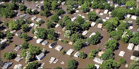 Cedar River Cedar River Iowa Flood Farming Agriculture Pollution Water