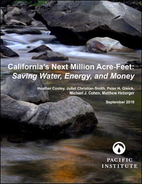 California's Next Million Acre-Feet: Saving Water