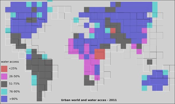 Urban Water Access 2011