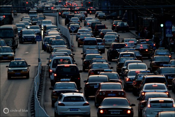 Perennial drought, overuse, and pollution have left Beijing struggling to meet the growing water demands of its population and soaring economy, which is expanding by more than 11 percent a year on average. China Water Use Energy Demand Beijing Population Drought Pollution Economy