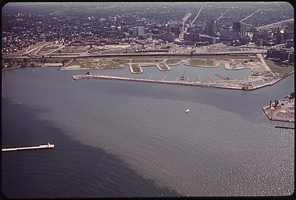 Clean Water Act, Buffalo River, pollution, Lake Erie, Project Documerica, EPA, Environmental Protection Agency, Buffalo, New York, Great Lakes