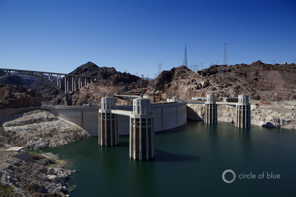 Click to enlarge. Colorado River Basin Lake Mead Las Vegas Hoover Dam drought