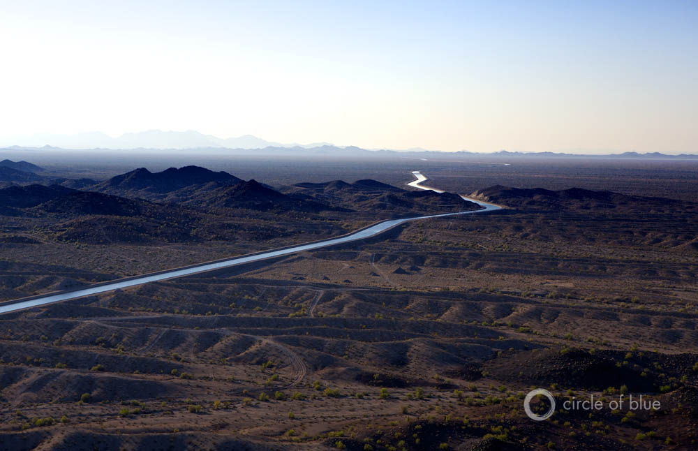Click to enlarge. Colorado River Basin Lake Havasu central arizona project california aqueduct