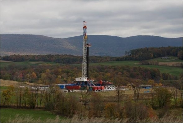 Marcellus Shale well pad