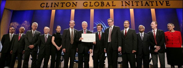 A selection of Clinton Global Initiative participants: Her Majesty Queen Rania Al Abdullah, Queen of the Hashemite Kingdom of Jordan, Marilyn Carlson Nelson, Chairman, Carlson; Nicholas D. Kristof, Columnist, The New York Times; Co-Author, 