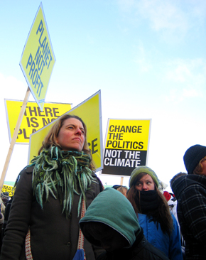 Copenhagen Demonstration: Greenpeace Protesters