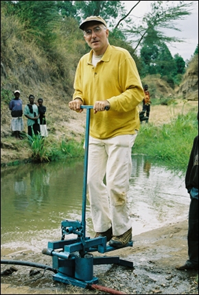 Steven Solomon in Kenya