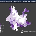 Yunnan Poverty Map, China