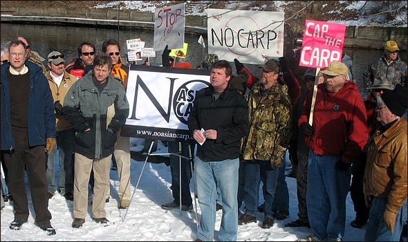 Michigan Carp Protests