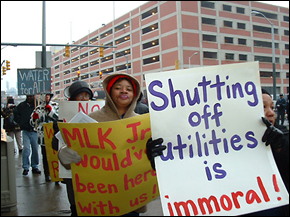 Detroit Utility Protest