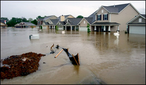 Nashville flooded houses