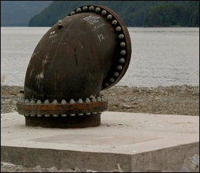 Pipeline in Sitka, Alaska