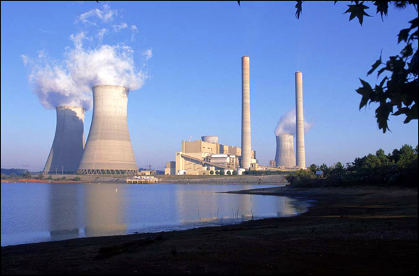 Coal plant Water Energy Georgia closed-loop cooling withdraws once-through system