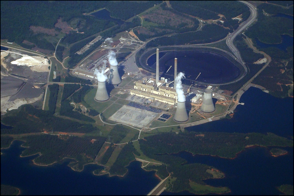 Coal Plant Scherer Georgia Energy Water carbon dioxide sequester power plant
