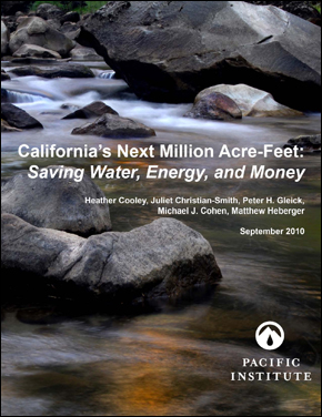 California's Next Million Acre-Feet: Saving Water