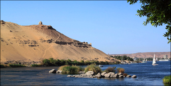Nile River in Aswan