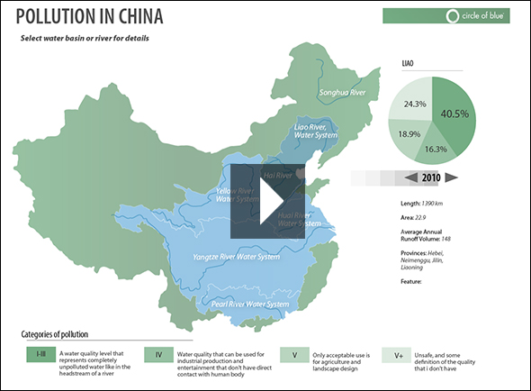 Infographic: Map of Pollution Levels in China