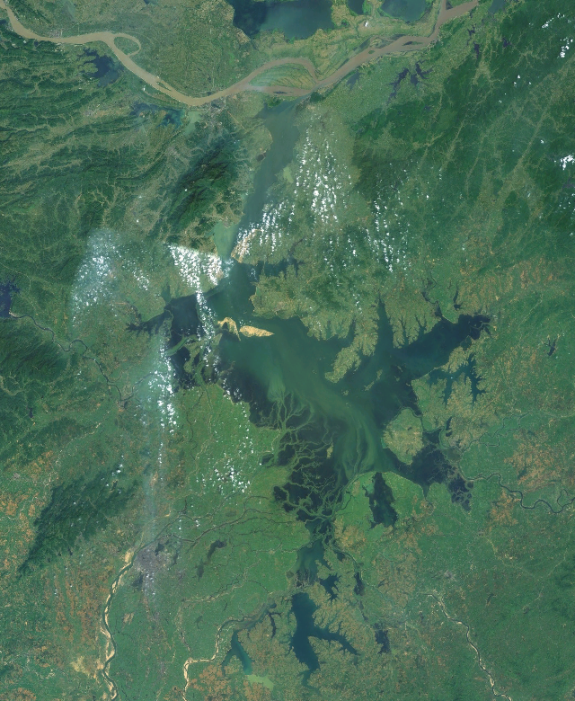 NASA Satellite image of Lake Poyang