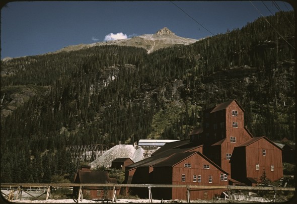Camp Bird Mine Ouray County, Colorado gold mine mining title=