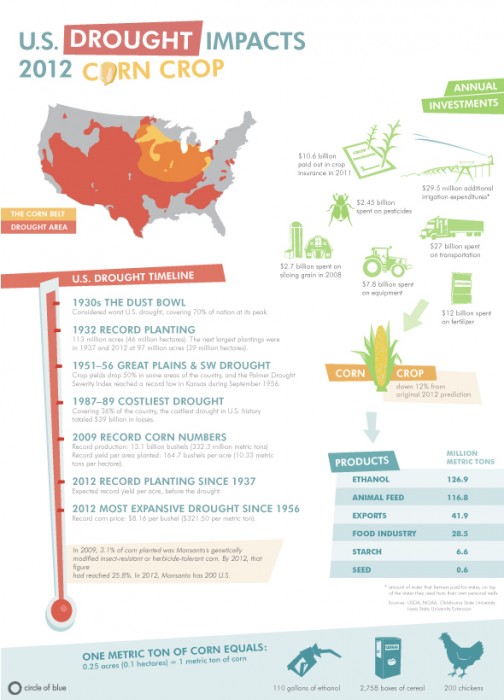 Infographic: U.S. Drought Impact on 2012 Corn Crops