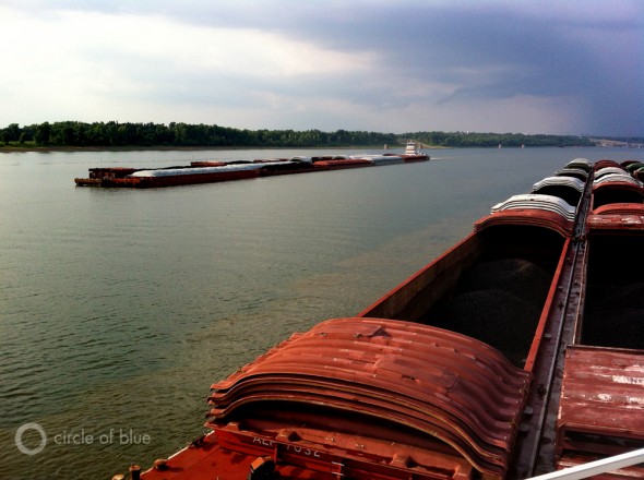 Ohio River coal barge energy transportation shipping great lakes