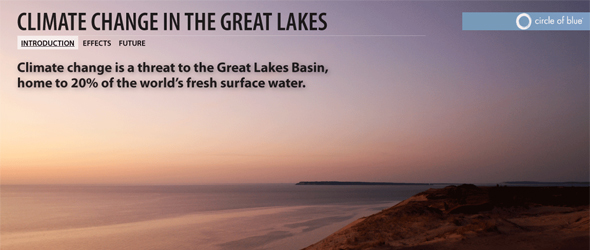 great lakes interactive infographic map lake levels drought shipping tourism industry
