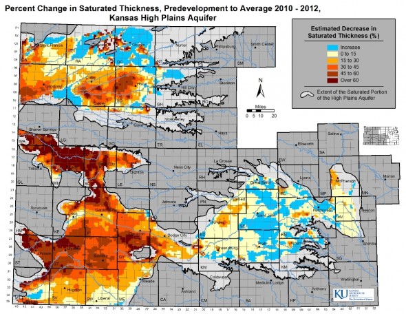 Kansas Geological Survey, infographic, ogallala aquifer, drought