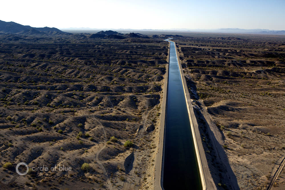 Colorado River Basin Central Arizona Project Canal underground pipe tuscon phoenix arizona