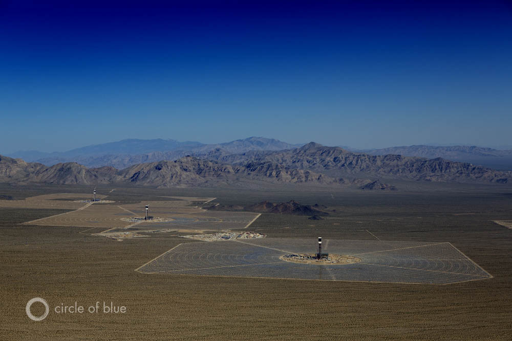 Colorado River Basin Ivanpah Solar Project California thermal solar electric