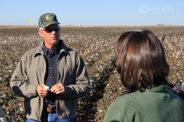 Cotton irrigation agriculture farming Ogallala Aquifer Texas
