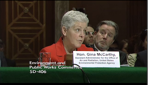 Environmental Protection Agency EPA Nominee Gina McCarthy Barack Obama Washington Water Main