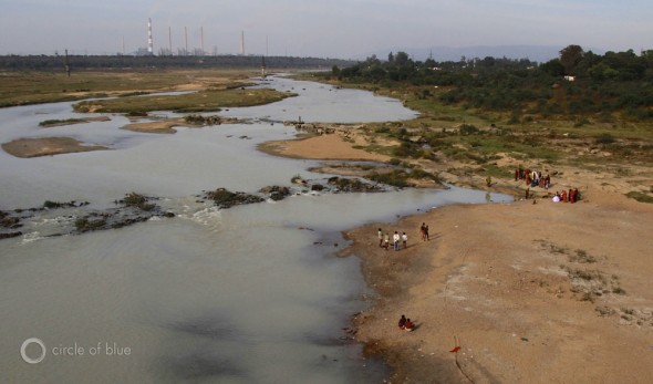Mahanadi River Chhattisgarh surface freshwater electricity coal power plant generating capacity Choke Point India water food energy nexus Circle of Blue Wilson Center Aubrey ann parker
