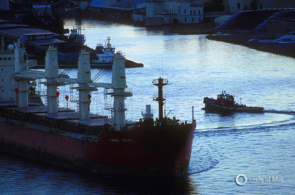 Federal Polaris Great Lakes freighter cargo ship invasive species