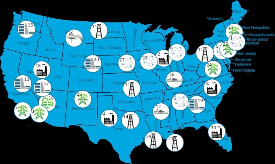 United States Energy Department climate change infrastructure vulnerability