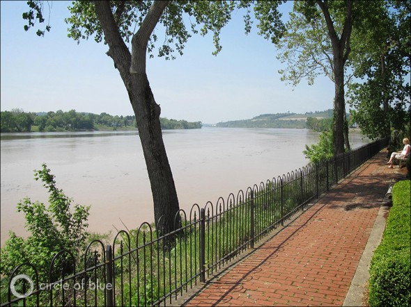 Many of the authors of the Northwest Territories Ordinance of 1787, which expanded the United States to lands along the Ohio River, south of the Great Lakes, and east of the Mississippi River, settled in Marietta, Ohio on the river’s northern bank.