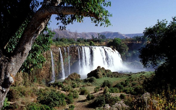 Nile River Blue Nile Falls Ethiopia waterfall Bahar Dam Lake Tana Ethiopian Highlands tourist attraction tourism hydroelectric hydropower