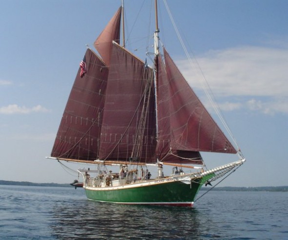 Inland Seas, based out of the Grand Traverse Bay, is a 77-foot schoolship that is modeled after Pete Seeger’s educational program aboard the Clearwater sloop on the Hudson River. ISEA offers hands-on science education experiences, as well as maritime history and overnight astronomy sails on the Great Lakes.