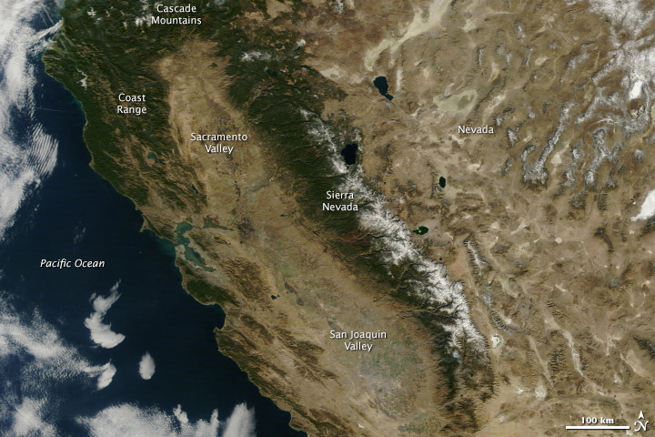 California drought sacramento Sierra Nevada snowpack water supply 2014 restrictions reservoirs