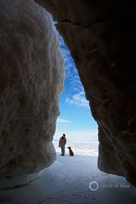 Lake Michigan ice caves