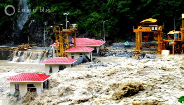 The Uttarakhand flood exceeded every previous high-end boundary of water surge, infrastructure failure, and survivability. At the Vishnuprayag Hydroelectric Project on the Alaknanda River, floodwaters surged over the 55-foot tall dam and boulders buried it n 60 feet of rubble.