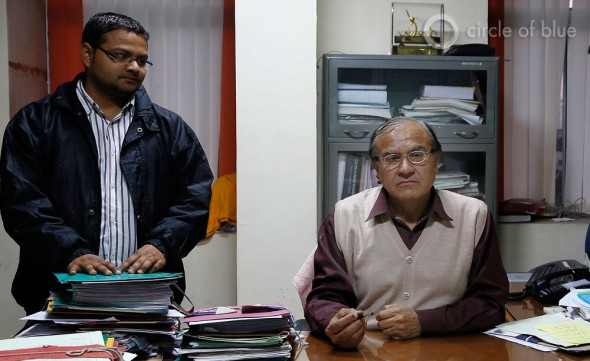 Sitting at his desk in Jaipur, B.K. Mahija, the technical director of the Rajasthan Renewable Energy Corporation, oversee a public agency staffed with young engineers and challenged by relentless paperwork . “All day this goes on,” he says. “The phone rings and I sign memos.”