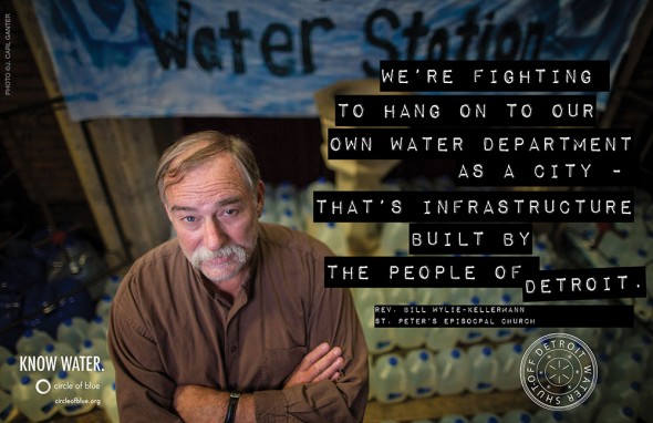 Reverend Bill Wylie-Kellerman St. Peter's Episcopal Church Detroit Water Shut off The People's Water Board