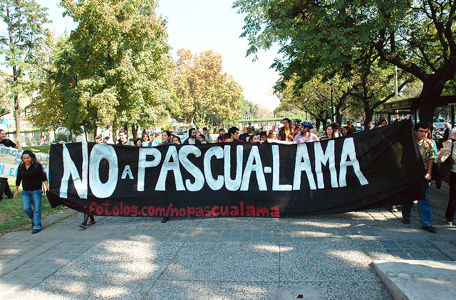 Pascua Lama gold mine Chile Argentina protest