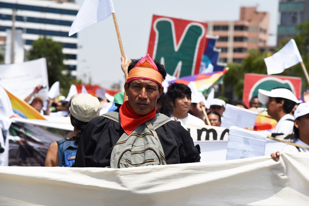 Lima COP20 People's Climate March Peru