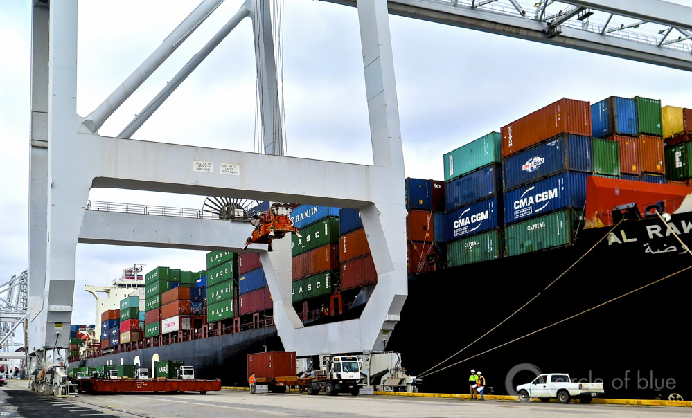 Savannah Georgia port Garden City terminal shipping containers world trade harbors