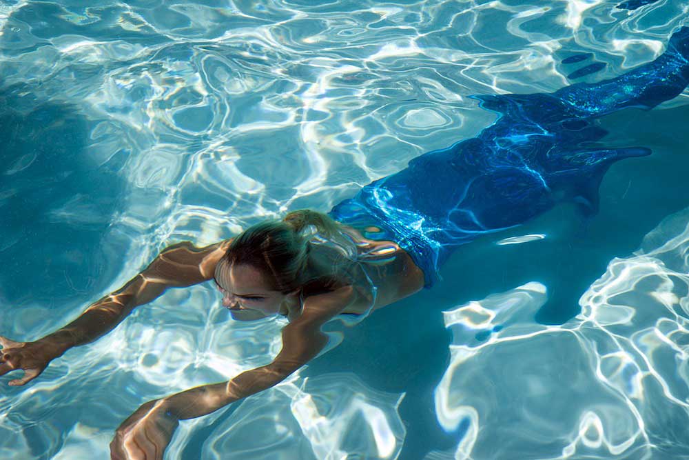 California pool residential water use drought